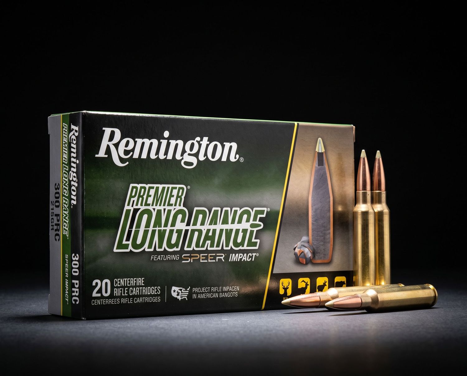 REMINGTON 300 PRC 215GR SPEER