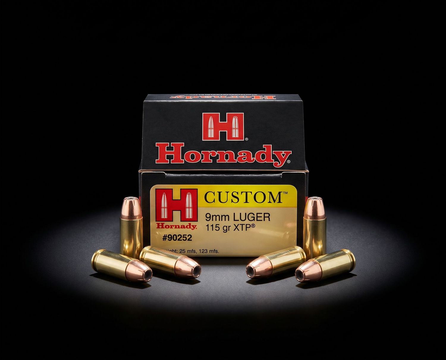 HORNADY 9MM 115GR XTP AND 9MM
