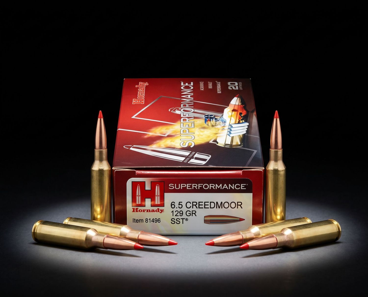 HORNADY SPF 6.5 CM 129GR SST