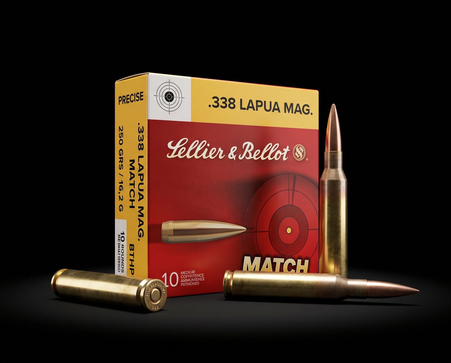 S&B 338 LAPUA MAG MATCH 250GR