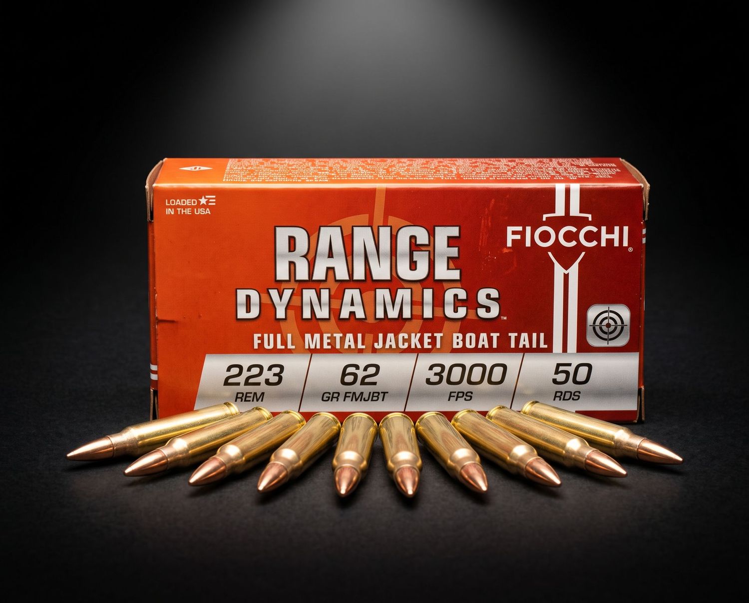 FIOCCHI 223 REM 62GR FMJ-BT