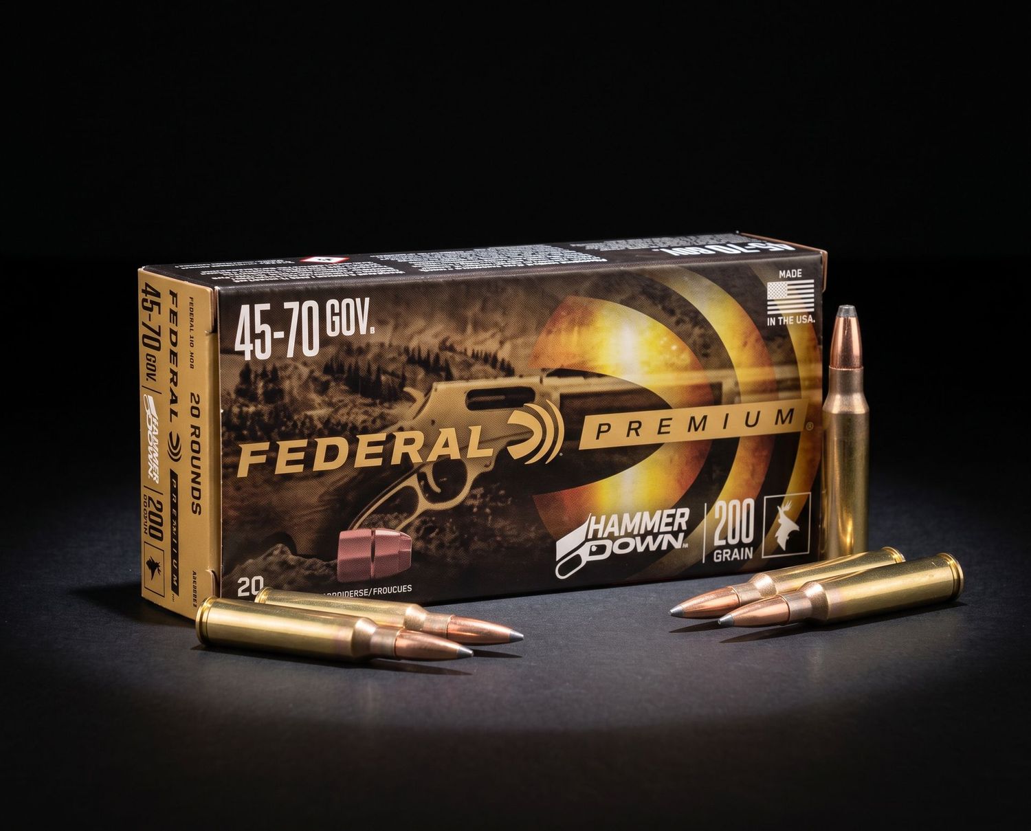 FEDERAL HAMMER DOWN 45-70 GOV