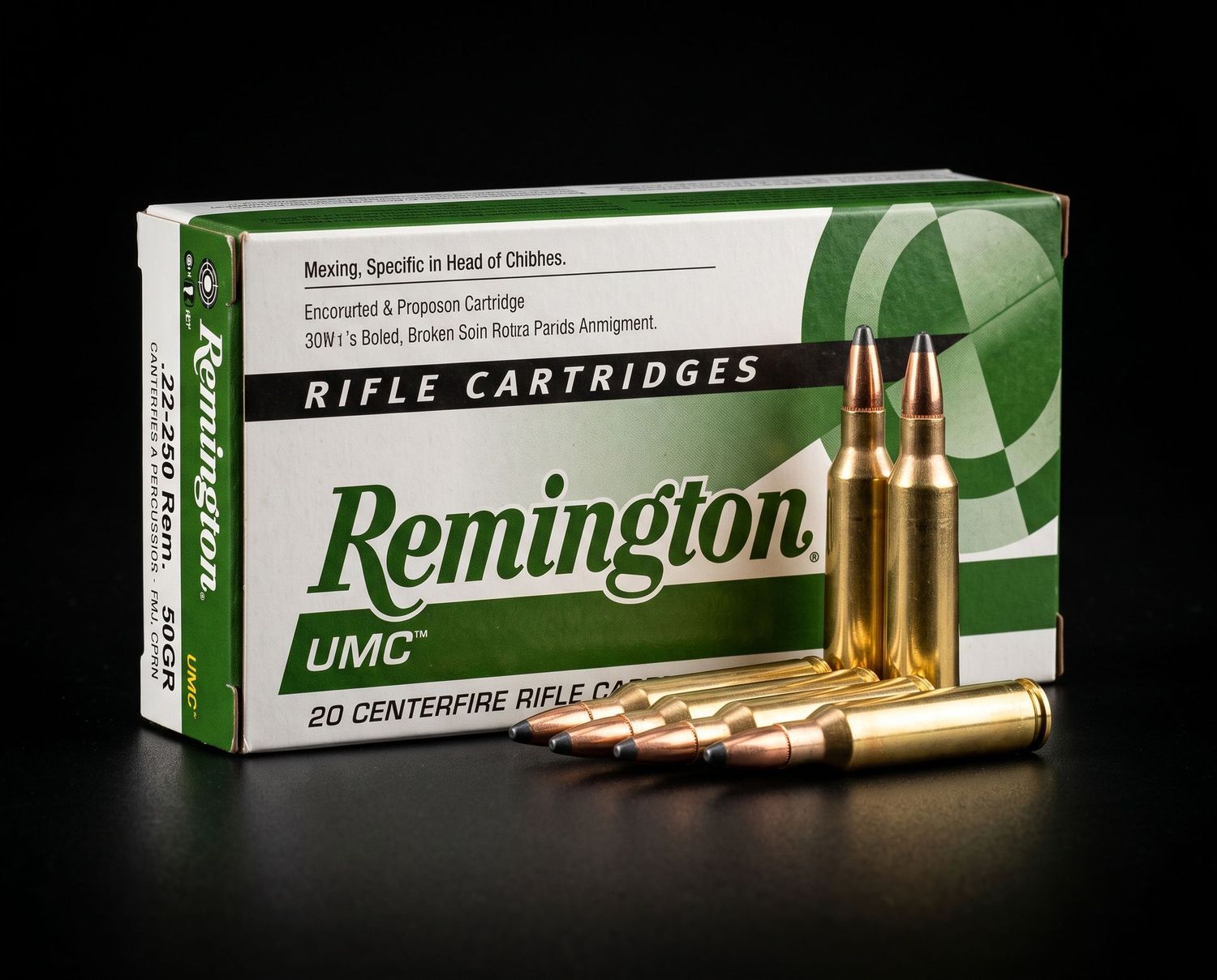 REMINGTON UMC 22-250 REM 50GR