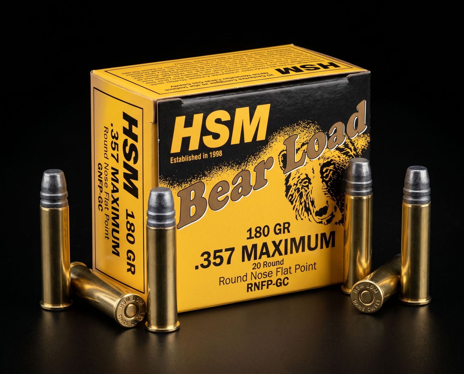 HSM BEAR 357 MAXIMUM 180GR