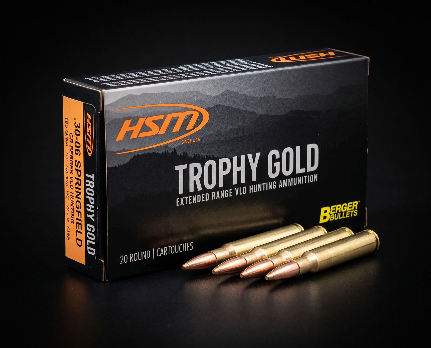 HSM TROPHY GOLD 30-06 185GR