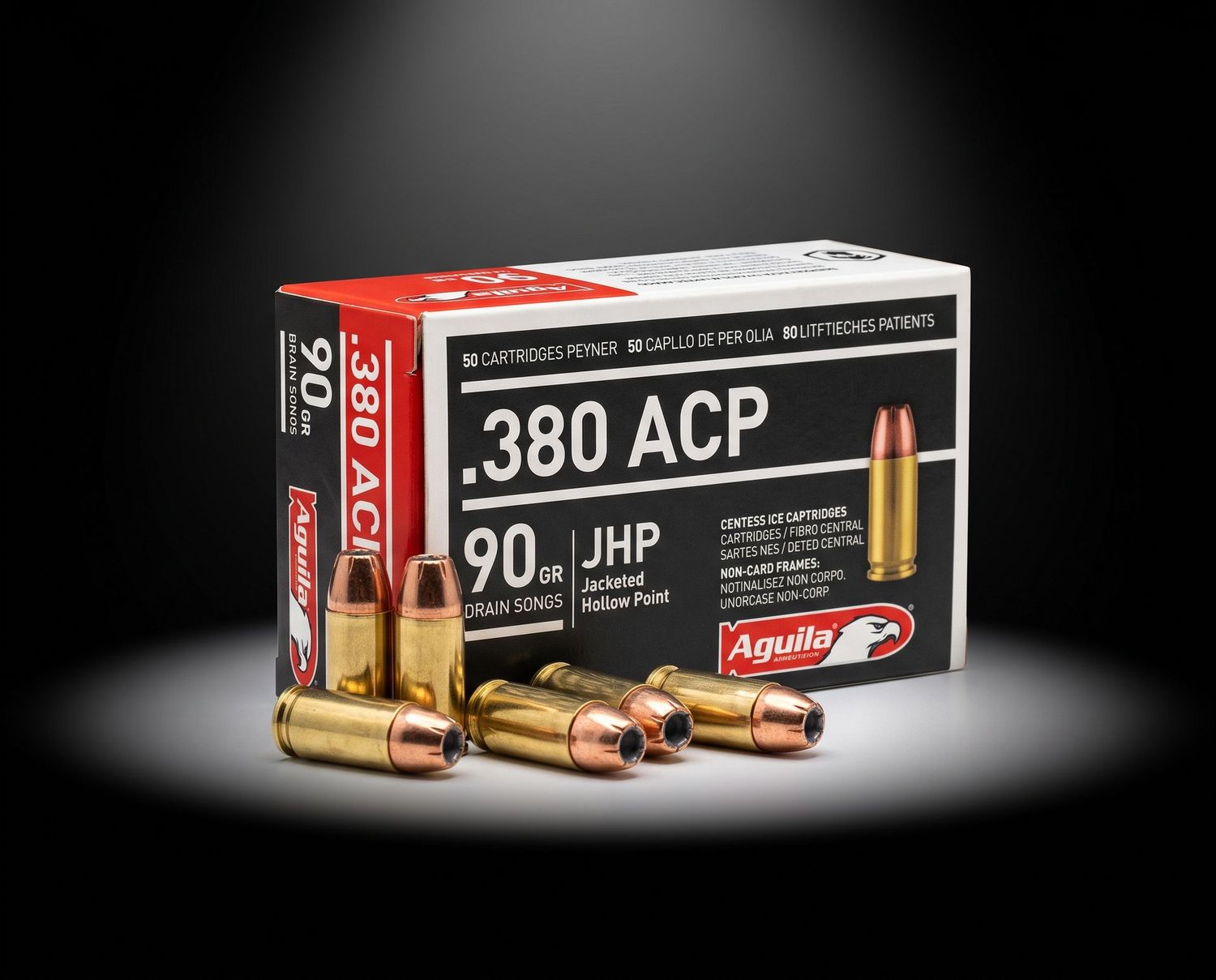 AGUILA 380 ACP 90GR JHP