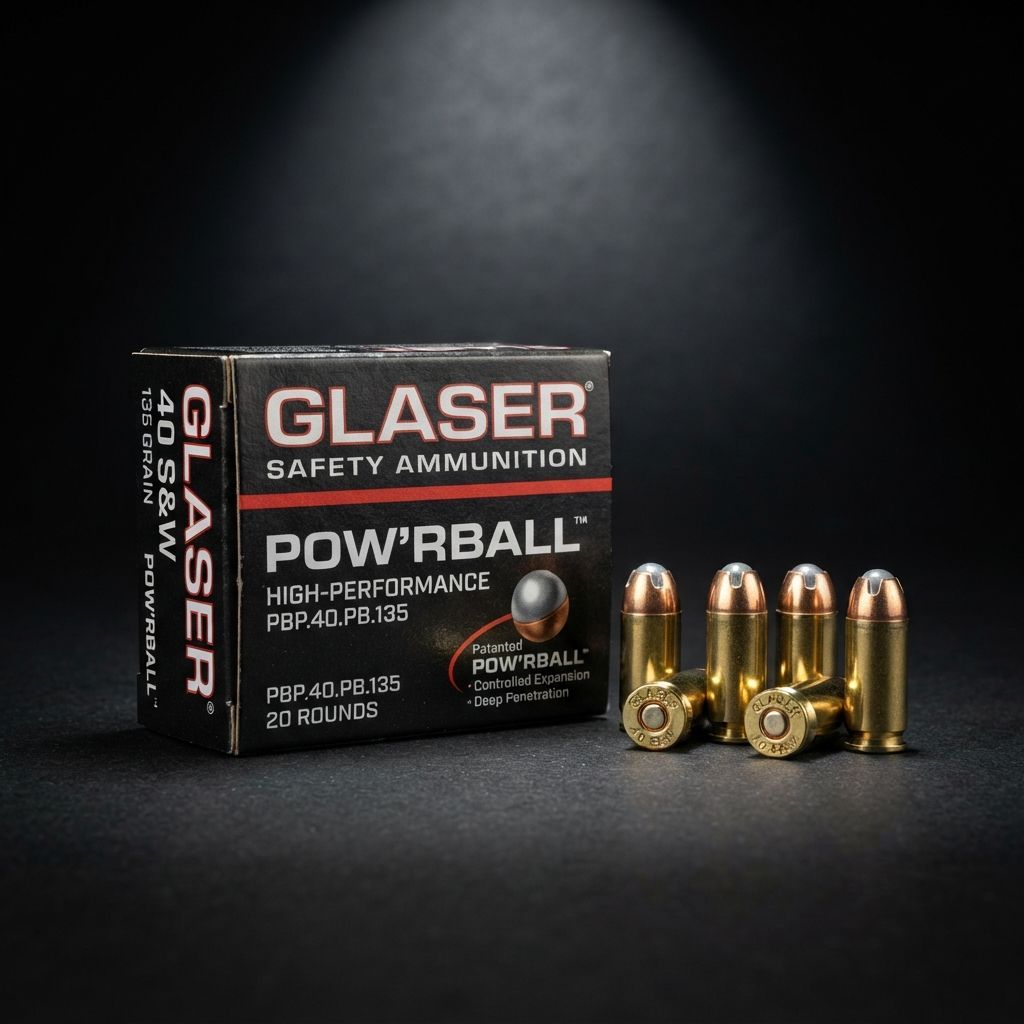 GLASER 40 SW 135GR POW'RBALL