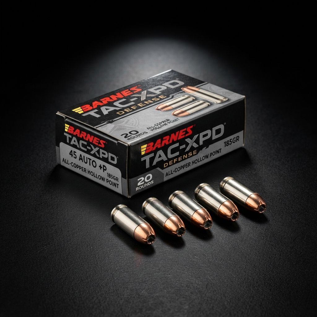 BARNES TAC-XPD 45 ACP +P 185GR