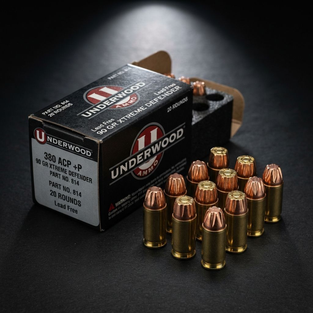 UNDERWOOD 380 ACP +P 90GR