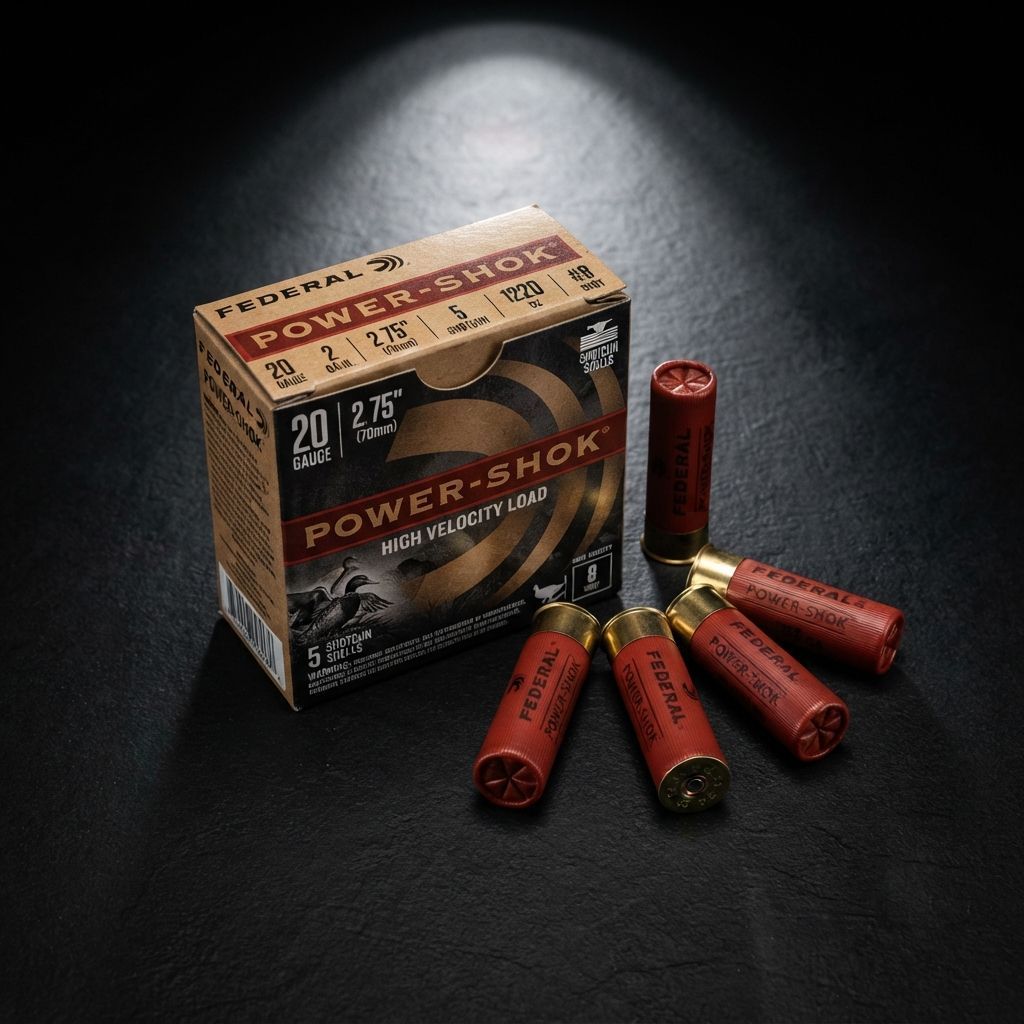 FEDERAL POWER SHOK 20GA 2.75"