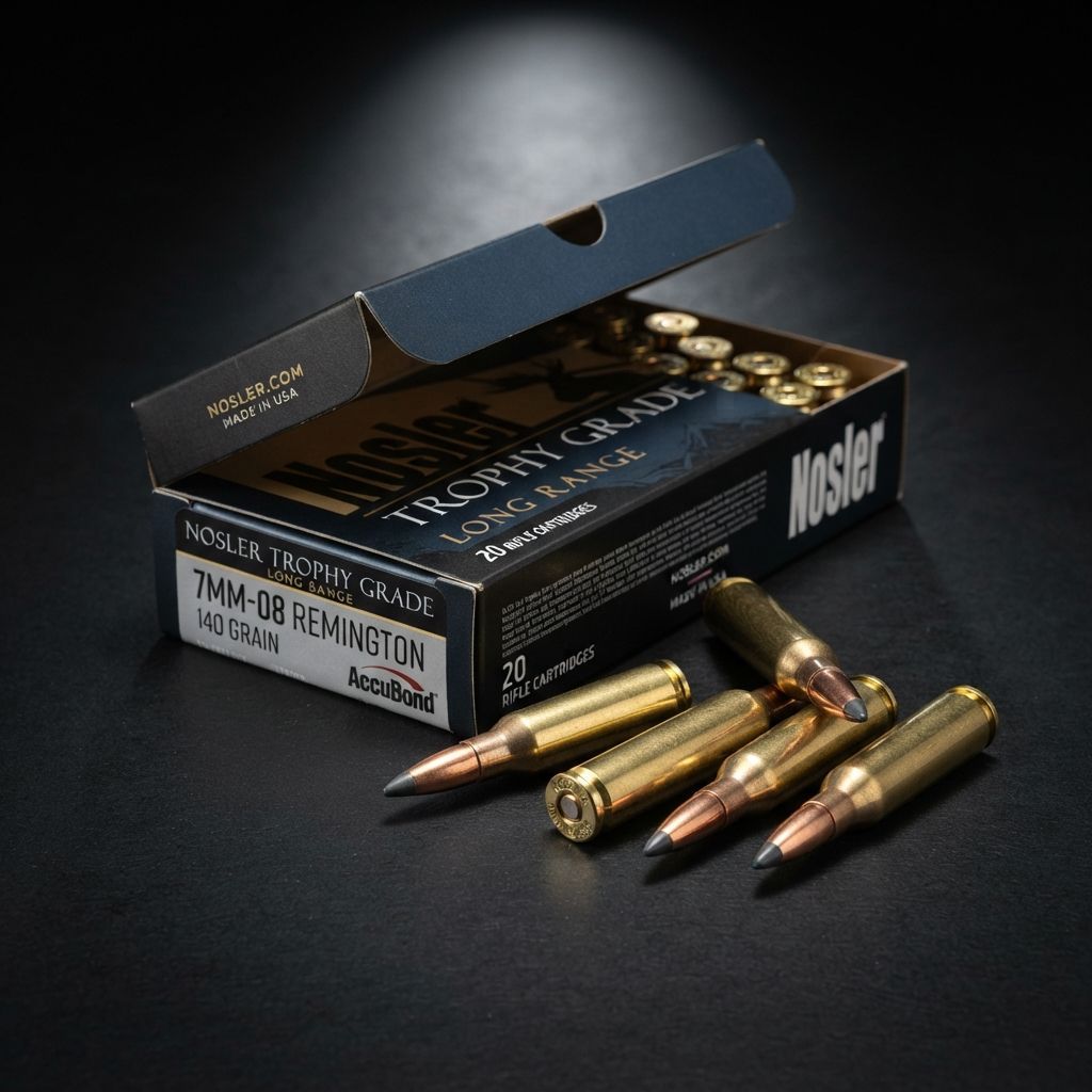 NOSLER TROPHY 7MM-08 REM 140GR
