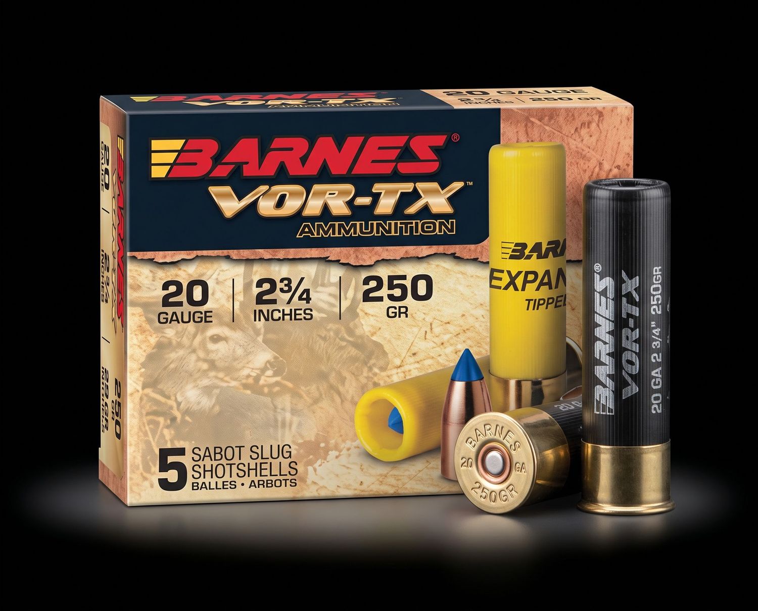 BARNES VOR-TX 20GA 2.75" 250GR