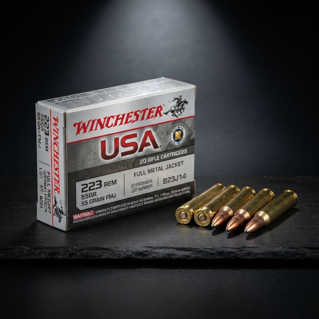 WINCHESTER USA 223 REM 55GR