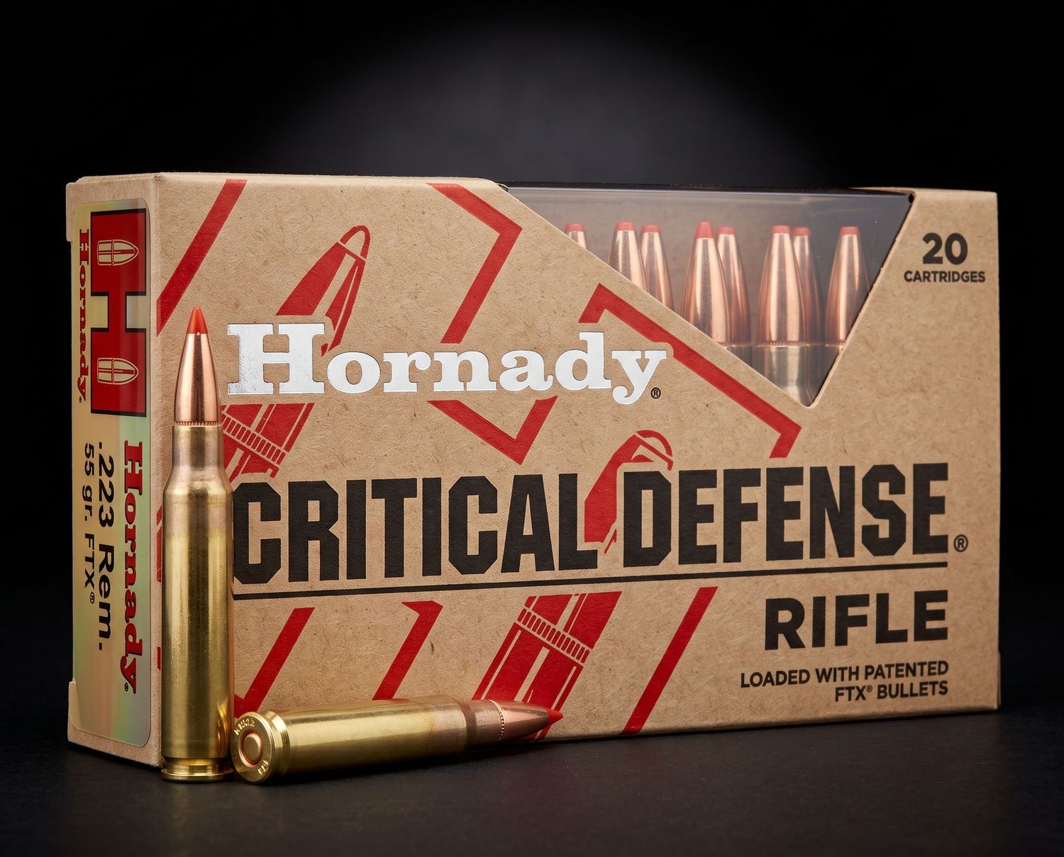 HORNADY CRITICAL DEFENSE 223