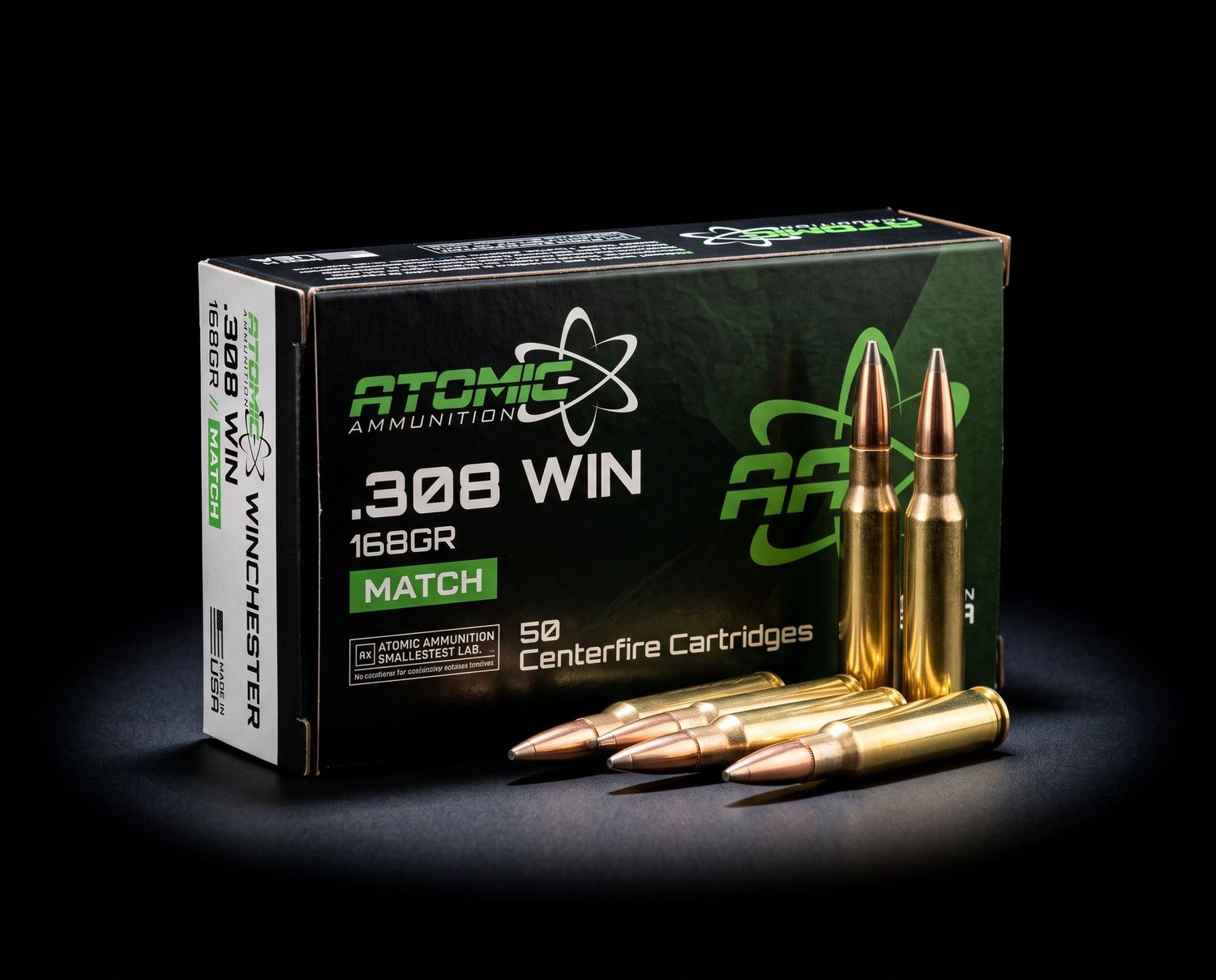 ATOMIC 308 WIN 168GR MATCH