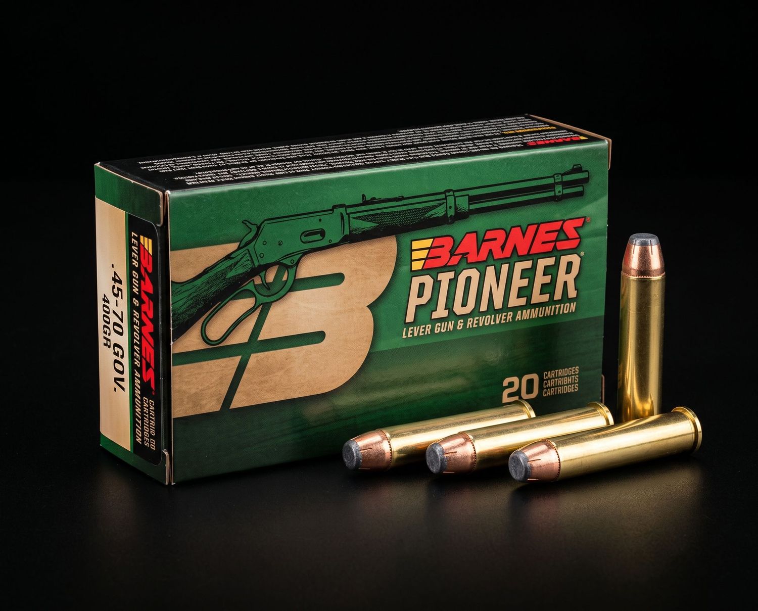 BARNES PIONEER 45-70 GOV 400GR