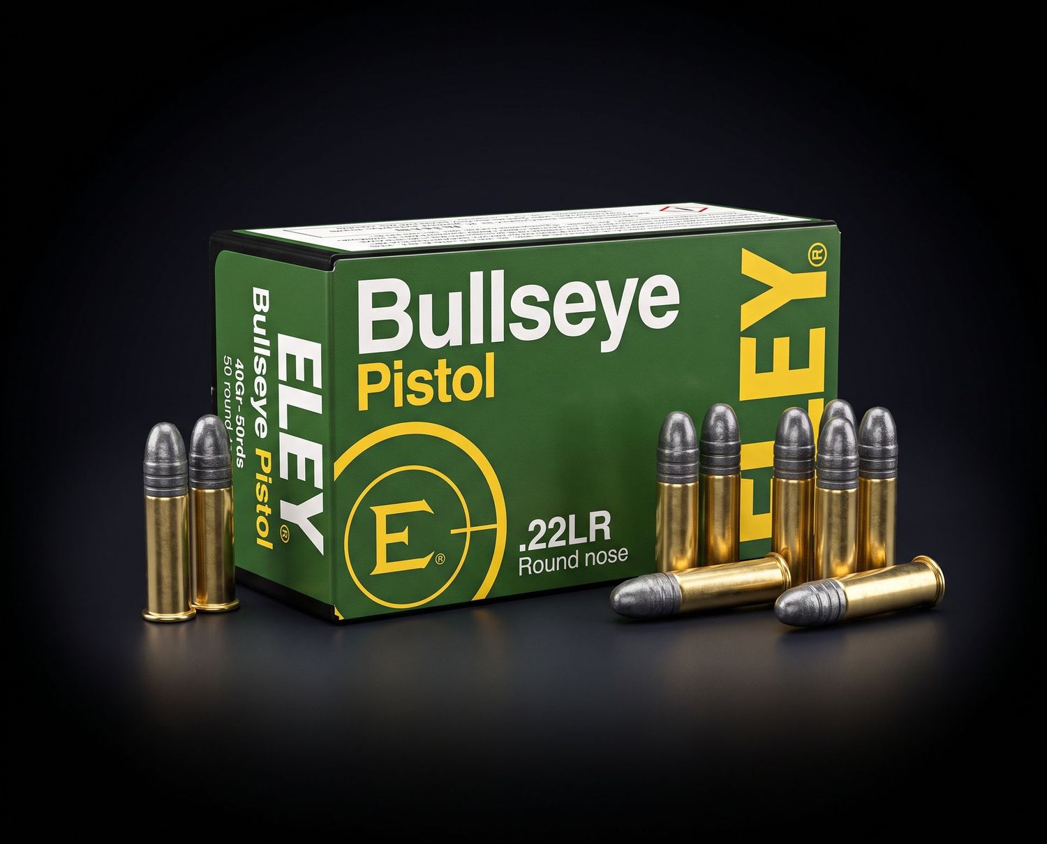 ELEY BULLSEYE PISTOL 22LR 40GR