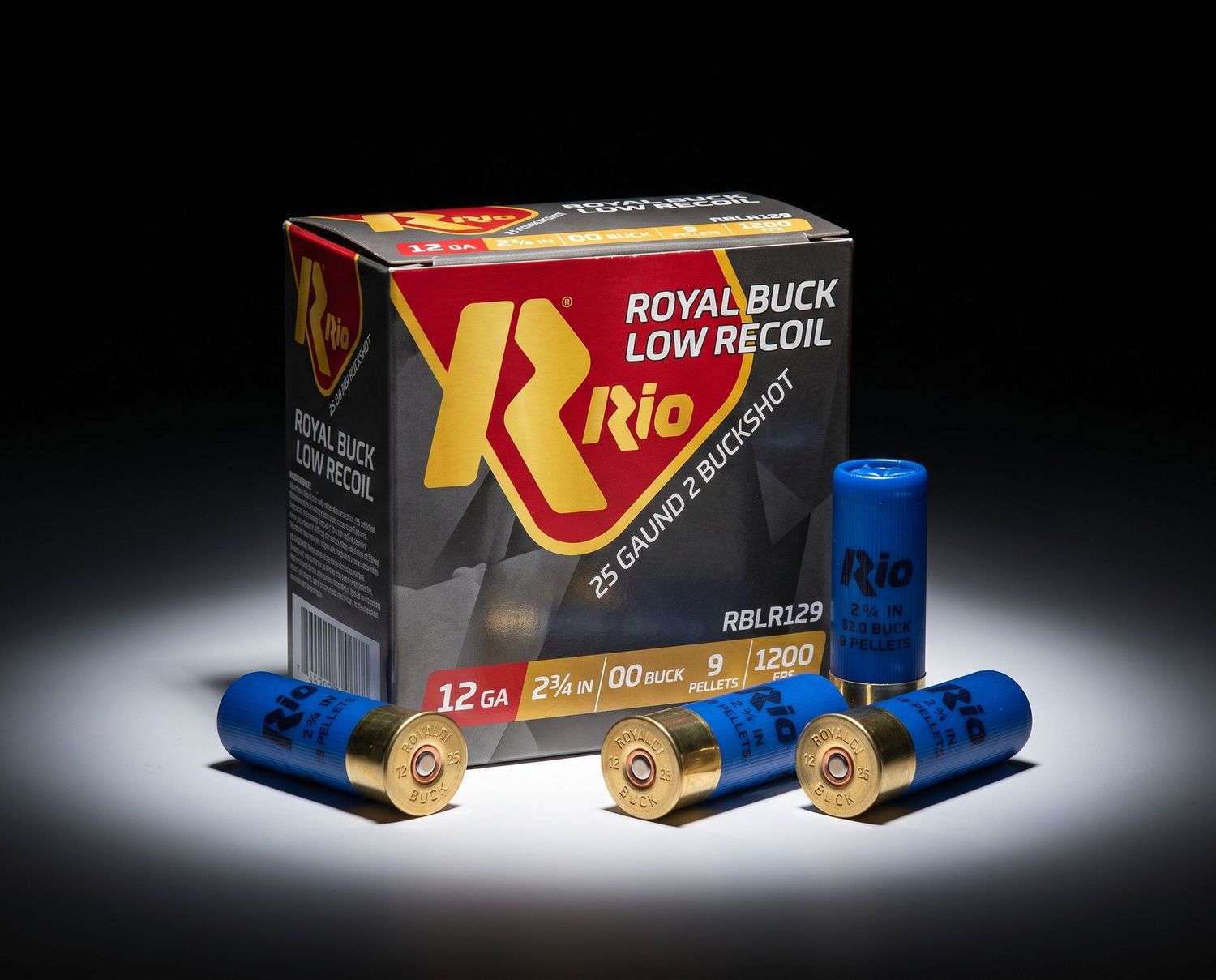 RIO 12GA 2.75" 00 BUCK LOW