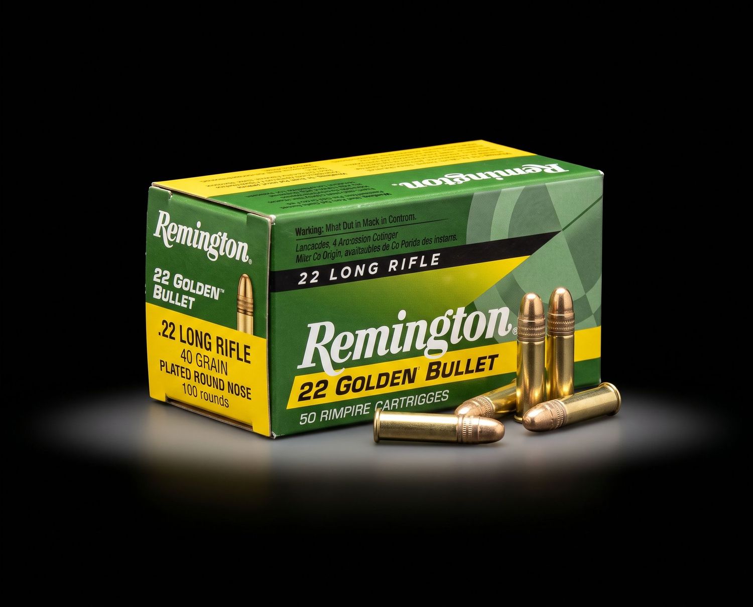 REMINGTON 22LR 40GR PLATED