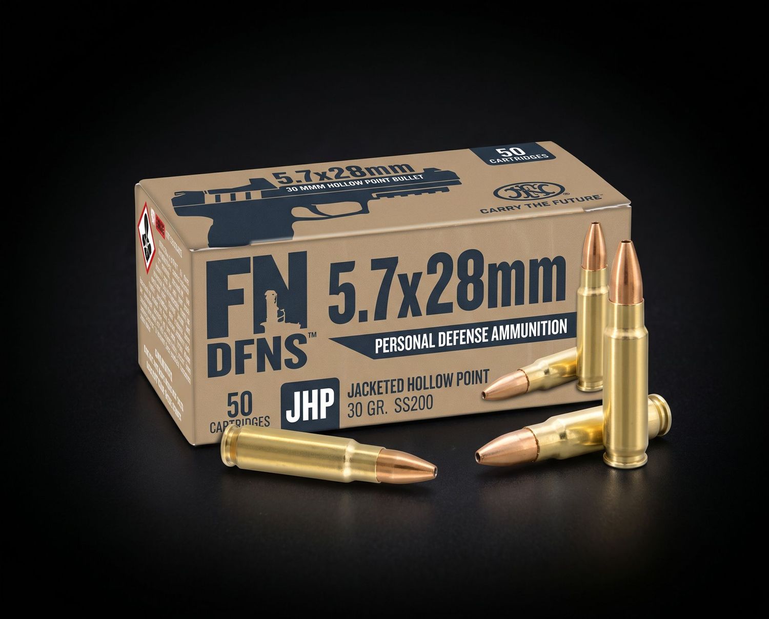 FN 5.7X28 30GR JHP SS200