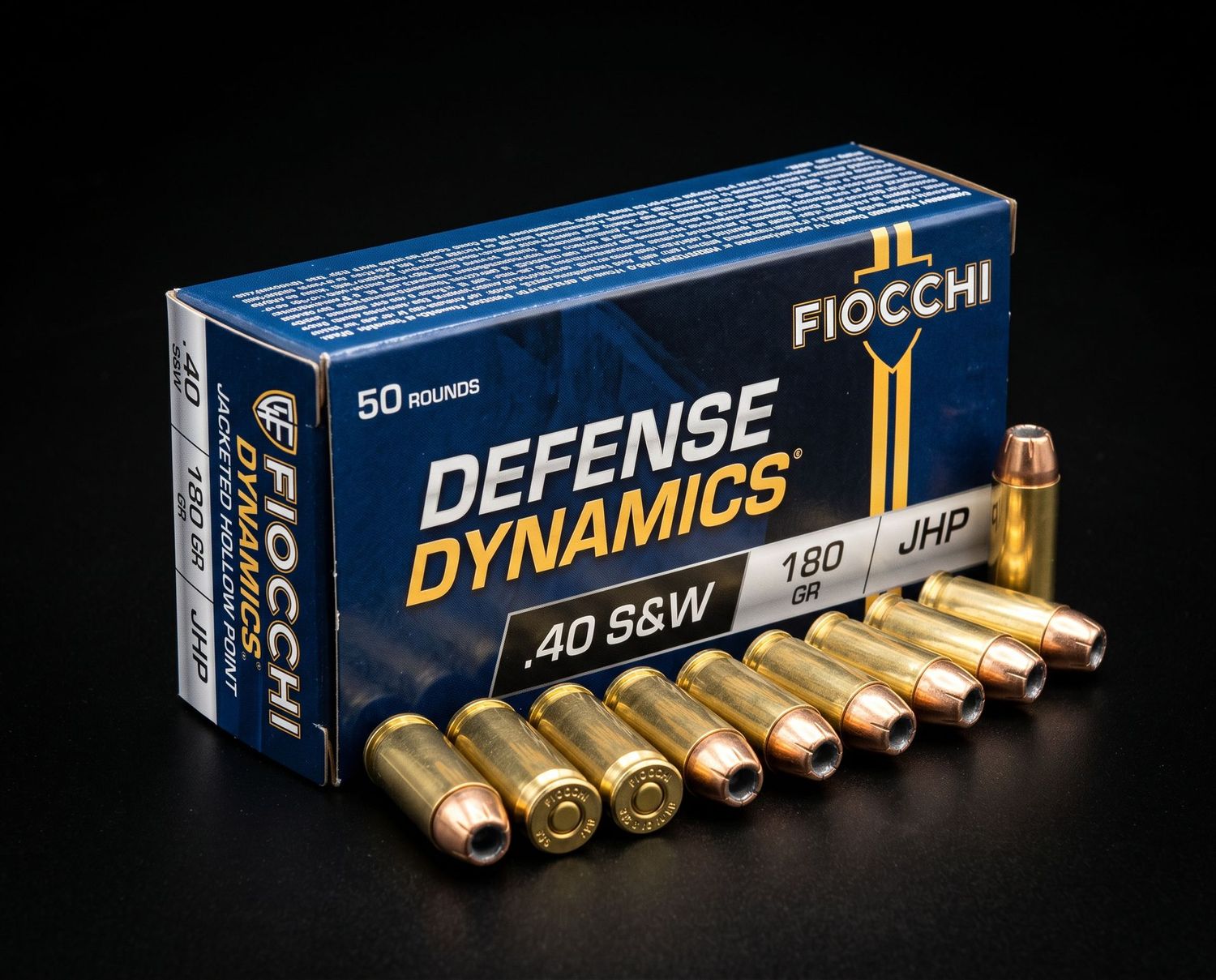 FIOCCHI 40 SW 180GR JHP