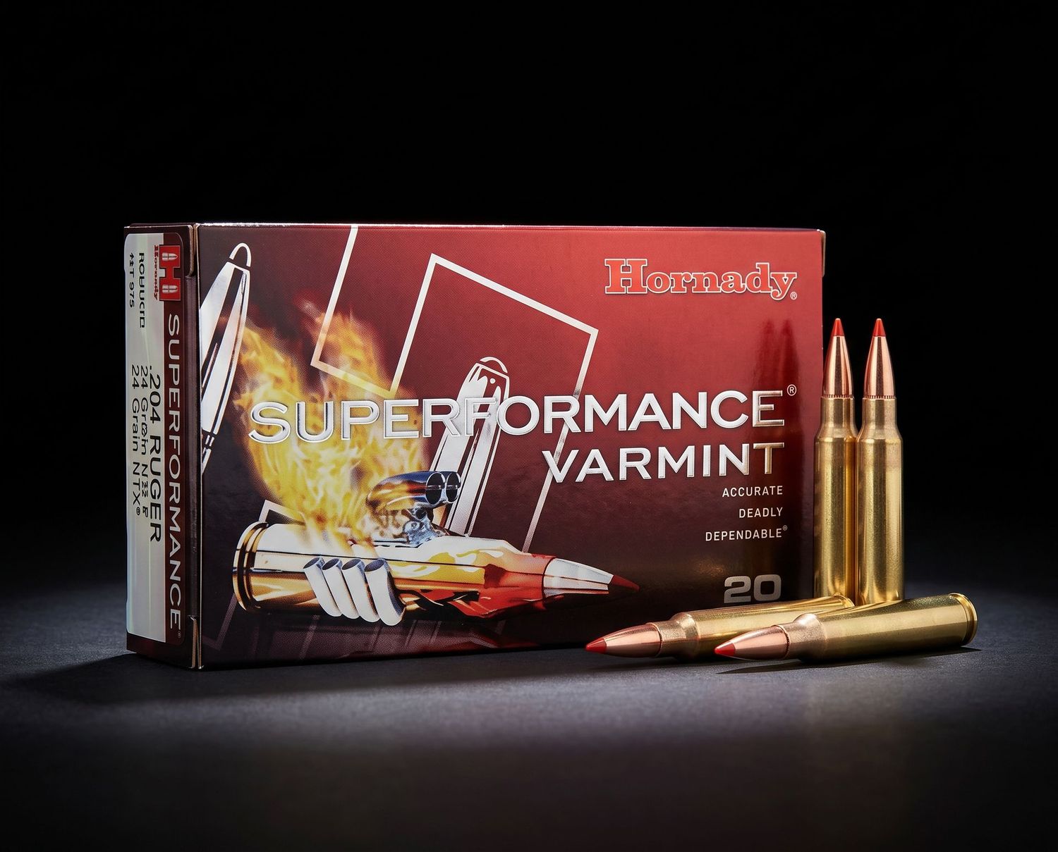 HORNADY SPF VARMINT 204 RUGER