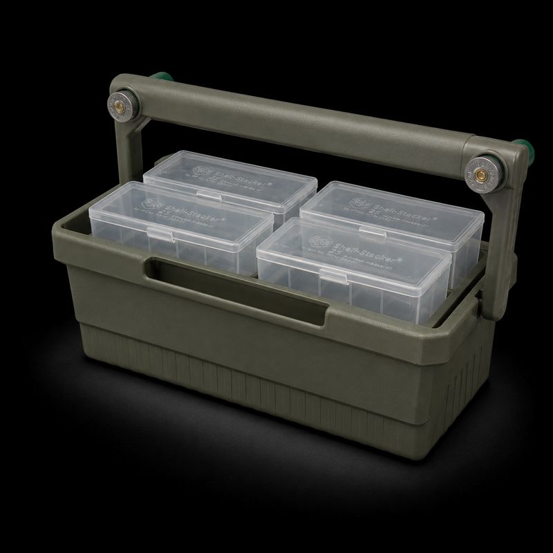MTM SHOTSHELL BOX CADDY W/ 4