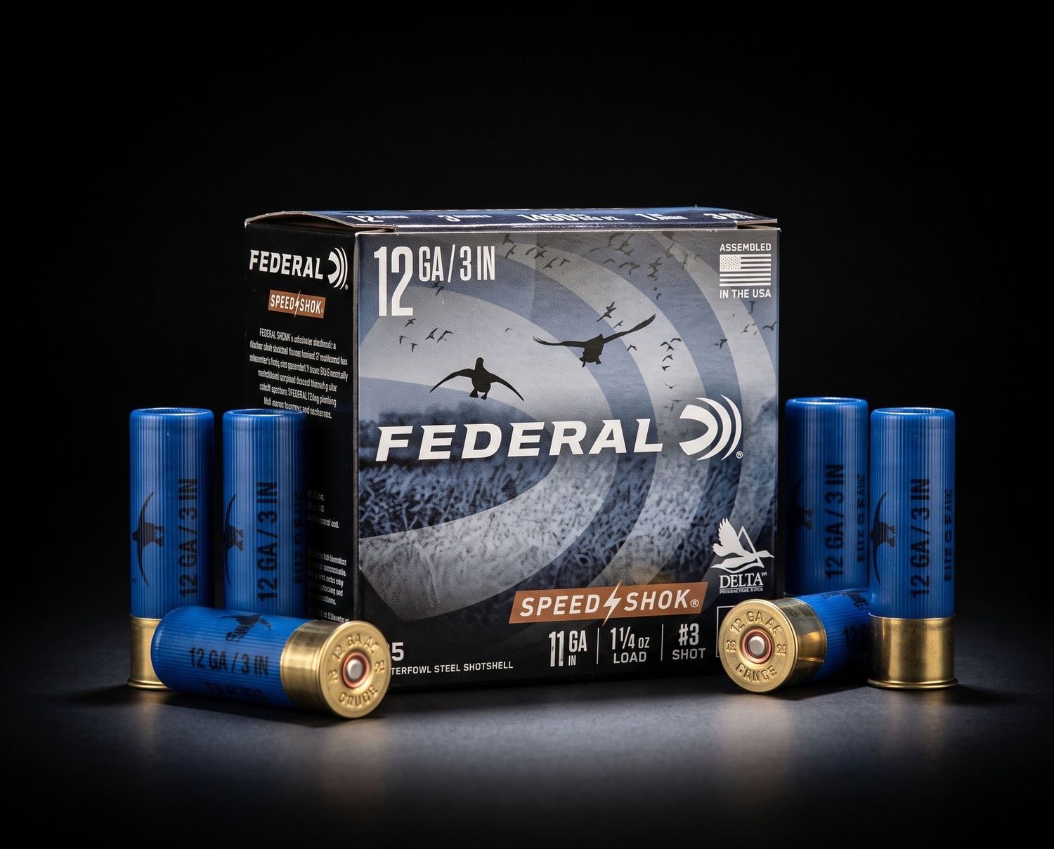 FEDERAL SPEED SHOK 12GA 3"