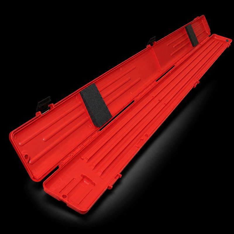 MTM GUN CLEANING ROD CASE RED