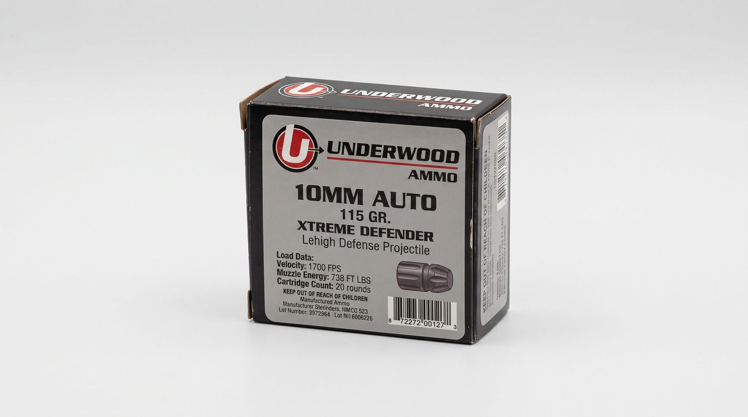 UNDERWOOD 10MM 115GR XTREME