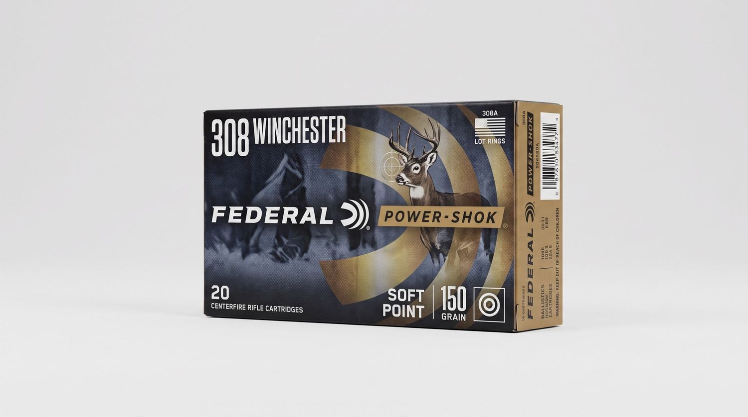 FEDERAL POWER-SHOK 308 WIN