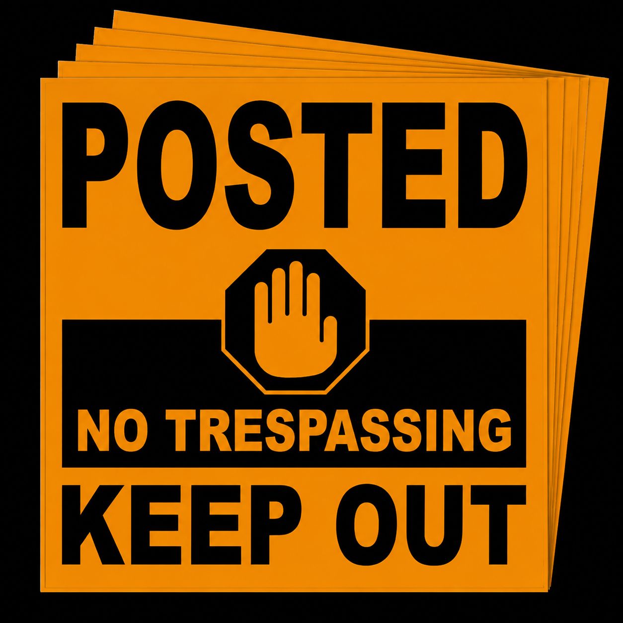 ALLEN POSTED NO TRESPASSING
