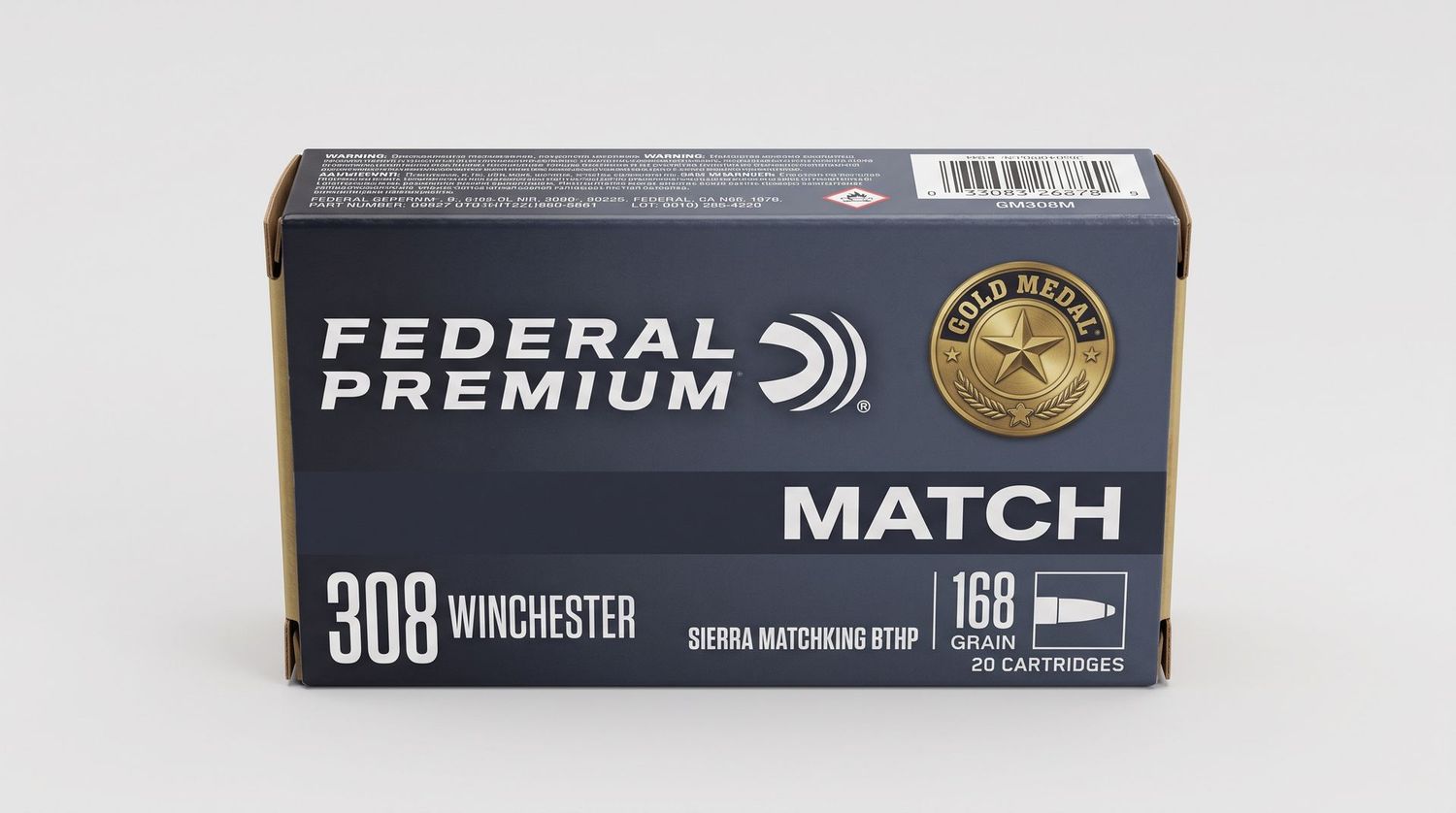 FEDERAL GOLD MEDAL 308 WIN