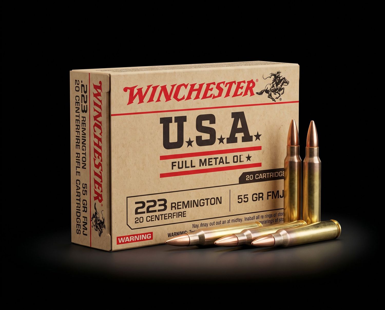 WINCHESTER USA 223 REM 55GR