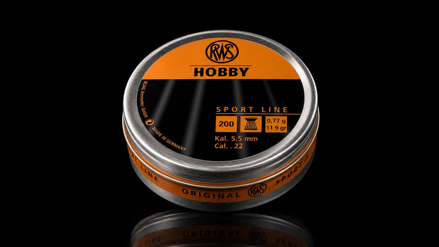 RWS PELLETS 22 HOBBY 11.9GR