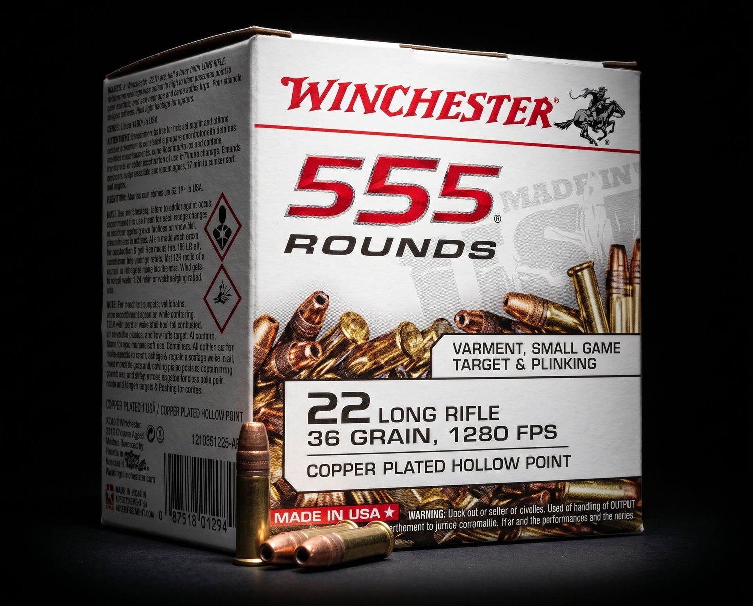 WINCHESTER 22LR 36GR PLATED HP