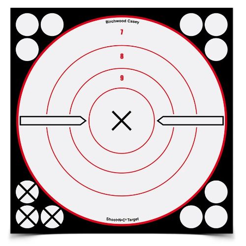 B/C TARGET SHOOT-N-C 8" WHITE/