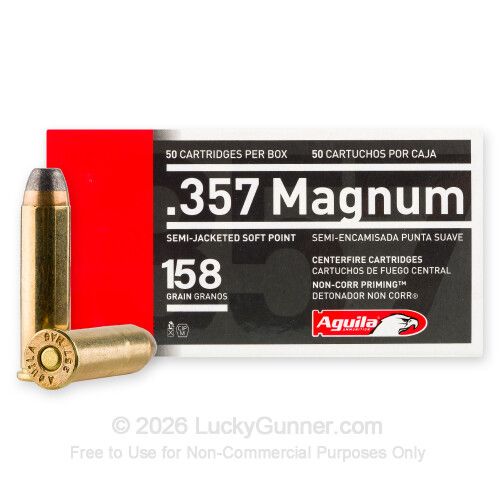 AGUILA 357 MAG 158GR SJSP