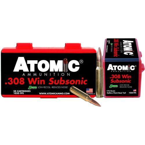 ATOMIC 308 WIN 175GR SUBSONIC