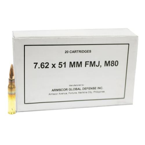 ARMSCOR 7.62X51 M80 147GR FMJ