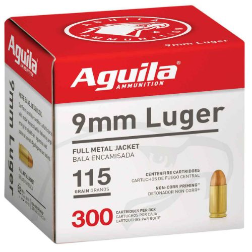 AGUILA 9MM LUGER 115GR FMJ-RN