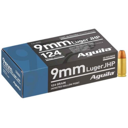 AGUILA 9MM LUGER 124GR JHP