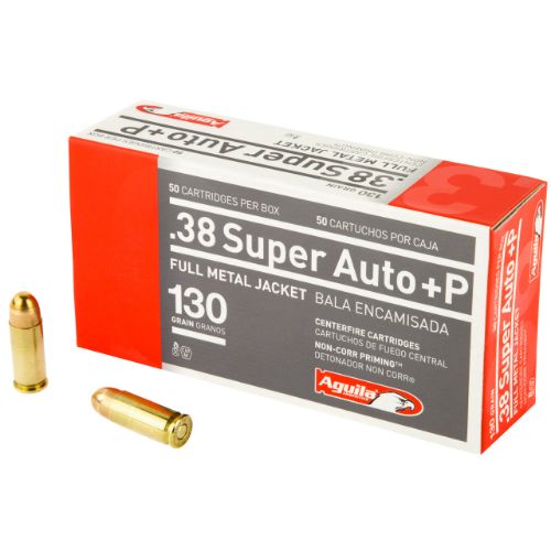 AGUILA 38 SUPER +P 130GR FMJ