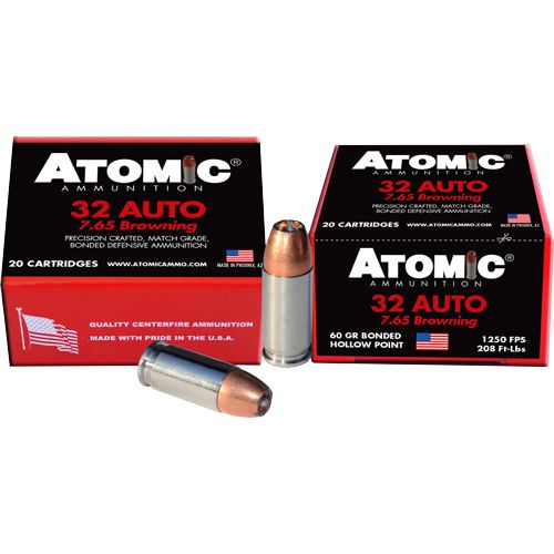 ATOMIC 32 ACP +P 60GR JHP