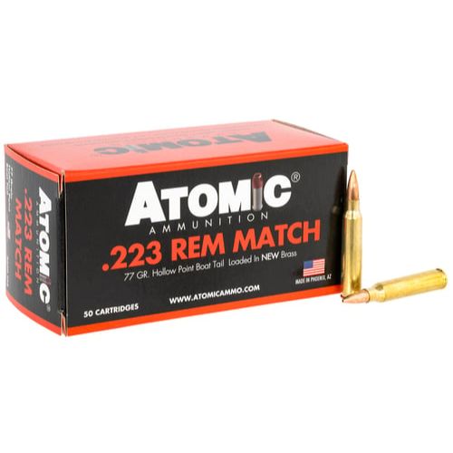 ATOMIC 223 REM 77GR MATCH BTHP