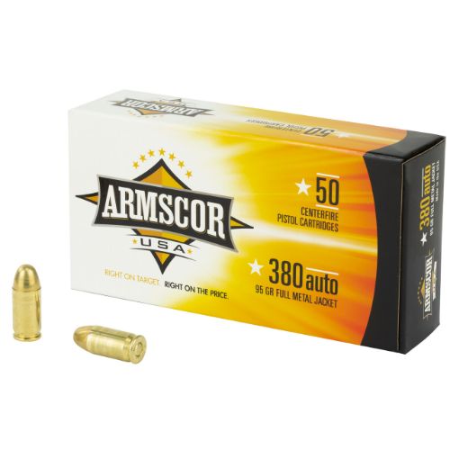 ARMSCOR 380 ACP 95GR FMJ