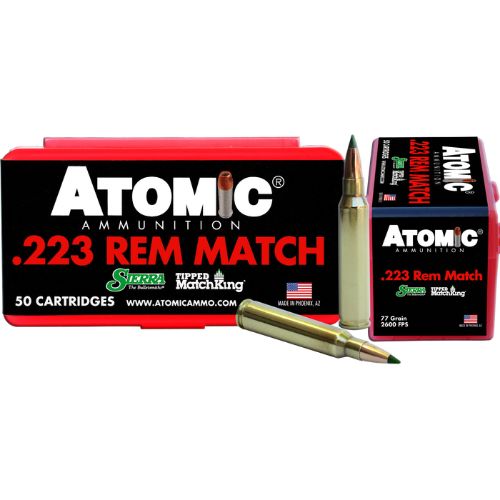ATOMIC 223 REM 77GR TIPPED