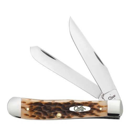 CASE KNIVES AMBER BONE PEACH