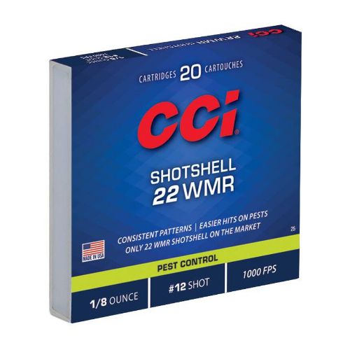 CCI SHOTSHELL 22WMR 52GR #12