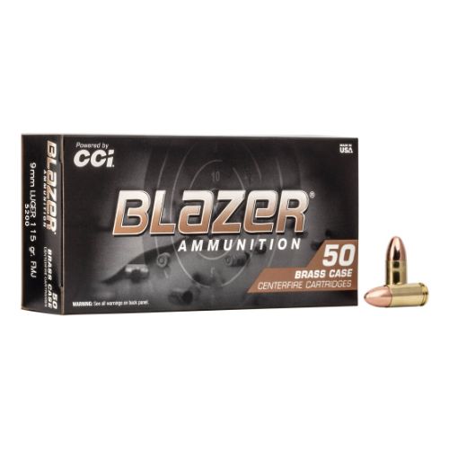 CCI BLAZER BRASS 9MM LUGER
